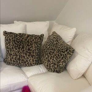 Target threshold faux fur pillows